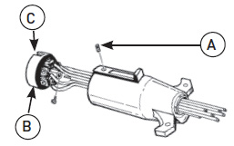 HOPKINS TOWING SOLUTIONS Conector Eléctrico Plano,4 Vías,48 - Conectores  Eléctricos para Remolque - 440A98